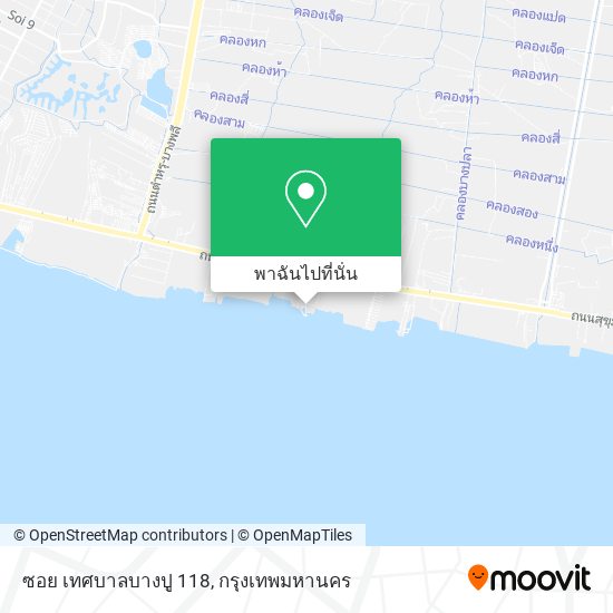 ซอย เทศบาลบางปู 118 แผนที่