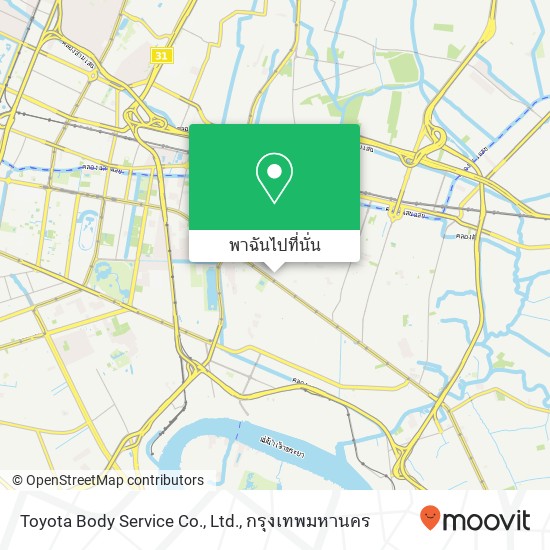 Toyota Body Service Co., Ltd. แผนที่