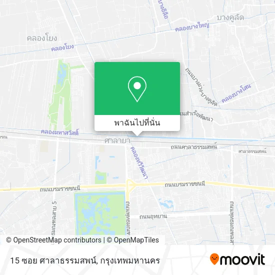 15 ซอย ศาลาธรรมสพน์ แผนที่