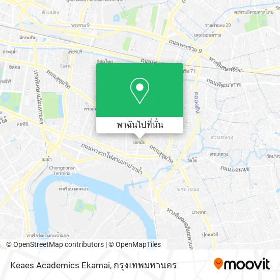 Keaes Academics Ekamai แผนที่