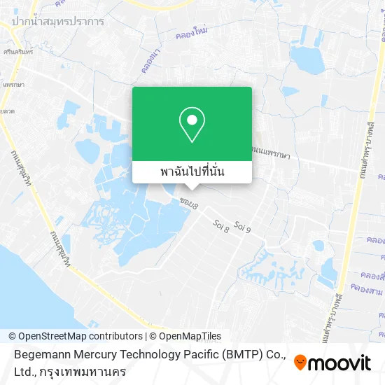 Begemann Mercury Technology Pacific (BMTP) Co., Ltd. แผนที่