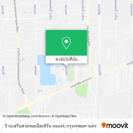 ร้านเสริมสวยซอยอีสเทิร์น คลอง6 แผนที่