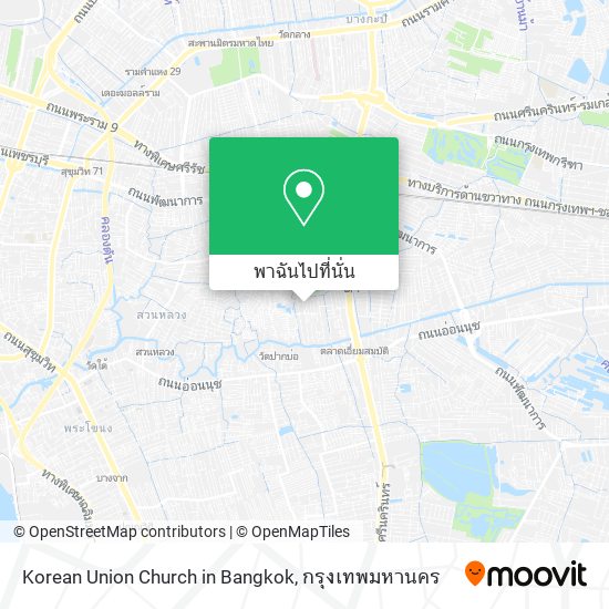 Korean Union Church in Bangkok แผนที่