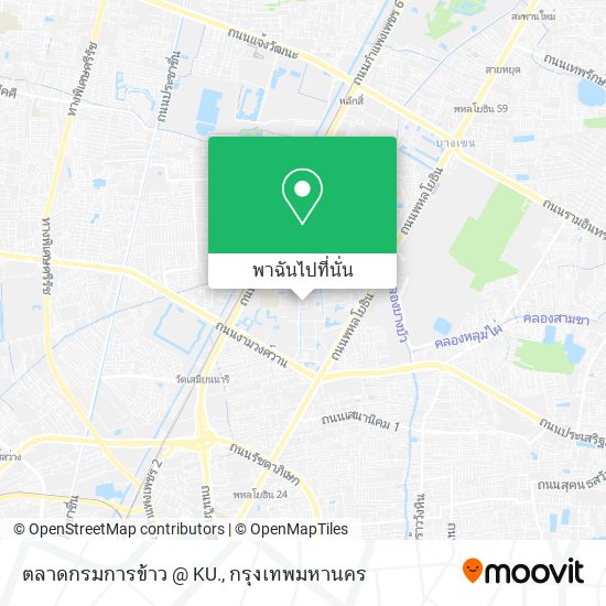 ตลาดกรมการข้าว @ KU. แผนที่