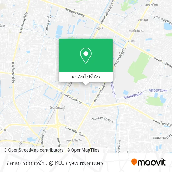 ตลาดกรมการข้าว @ KU. แผนที่