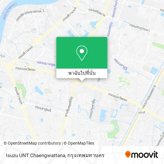 Isuzu UNT Chaengwattana แผนที่