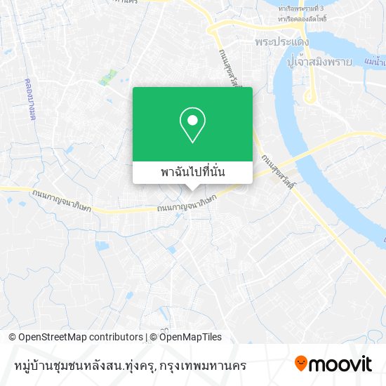 หมู่บ้านชุมชนหลังสน.ทุ่งครุ แผนที่