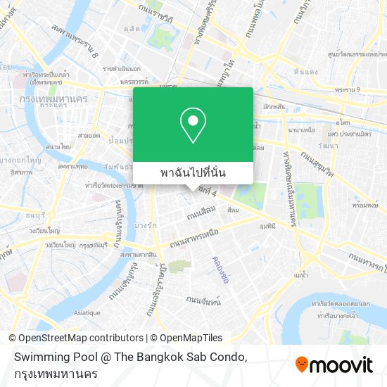 Swimming Pool @ The Bangkok Sab Condo แผนที่