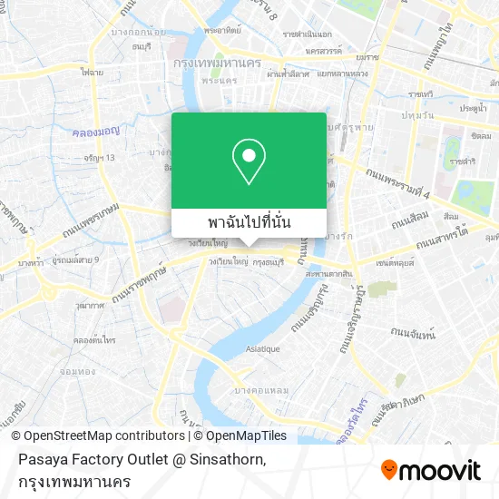 Pasaya Factory Outlet @ Sinsathorn แผนที่