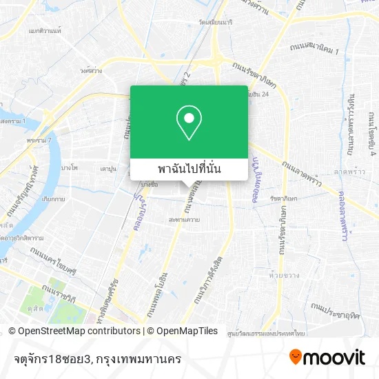 จตุจักร18ซอย3 แผนที่