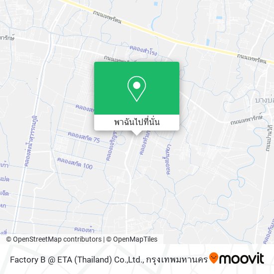 Factory B @ ETA (Thailand) Co.,Ltd. แผนที่