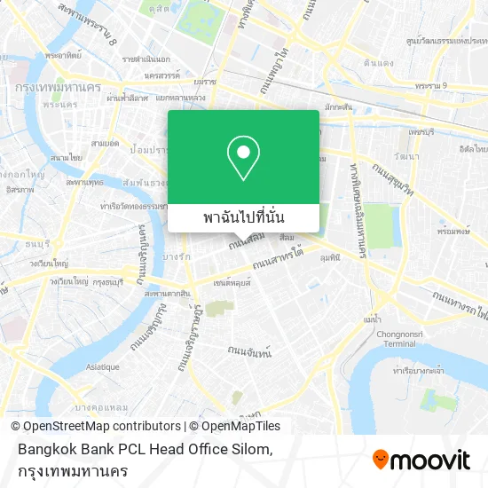 Bangkok Bank PCL Head Office Silom แผนที่