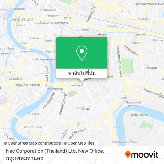 Nec Corporation (Thailand) Ltd. New Office แผนที่