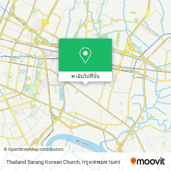 Thailand Sarang Korean Church แผนที่