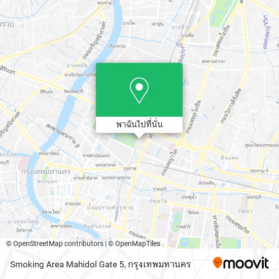 Smoking Area Mahidol Gate 5 แผนที่