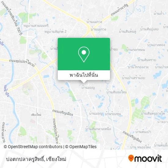 บ่อตกปลาครูสิทธิ์ แผนที่