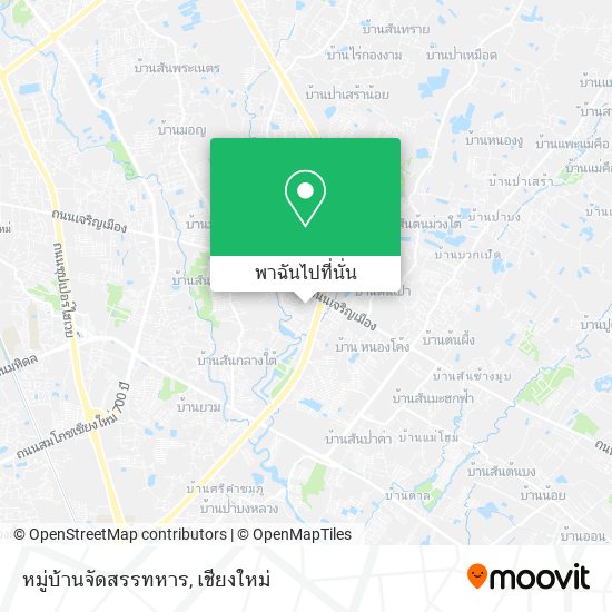 หมู่บ้านจัดสรรทหาร แผนที่