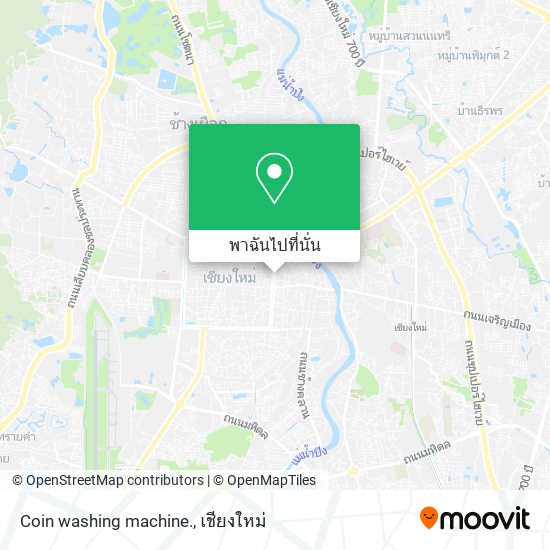 Coin washing machine. แผนที่