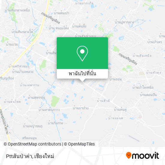 Pttสันป่าค่า แผนที่