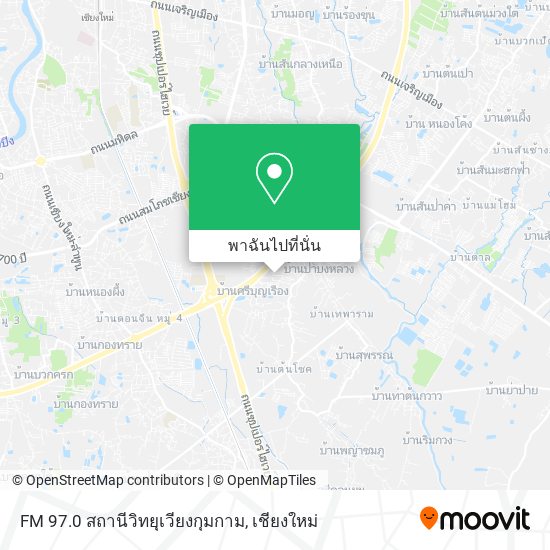 FM 97.0 สถานีวิทยุเวียงกุมกาม แผนที่