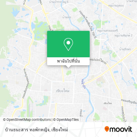 บ้านธนะสาร หอพักหญิง แผนที่