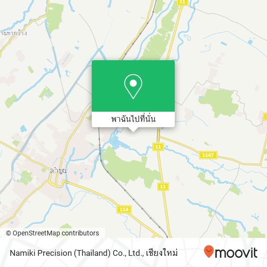 Namiki Precision (Thailand) Co., Ltd. แผนที่