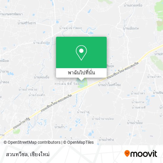 สวนทวีชล แผนที่