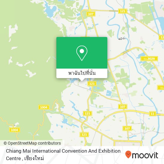 Chiang Mai International Convention And Exhibition Centre แผนที่