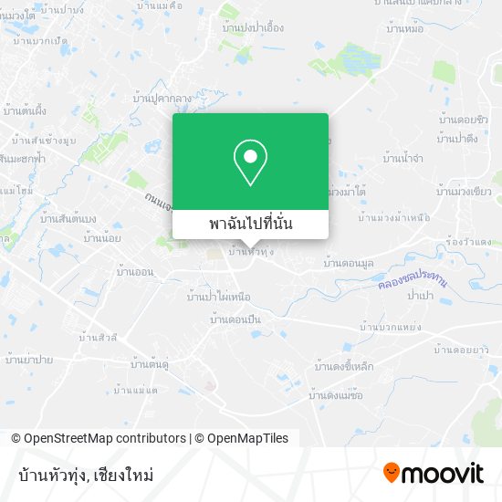 บ้านหัวทุ่ง แผนที่