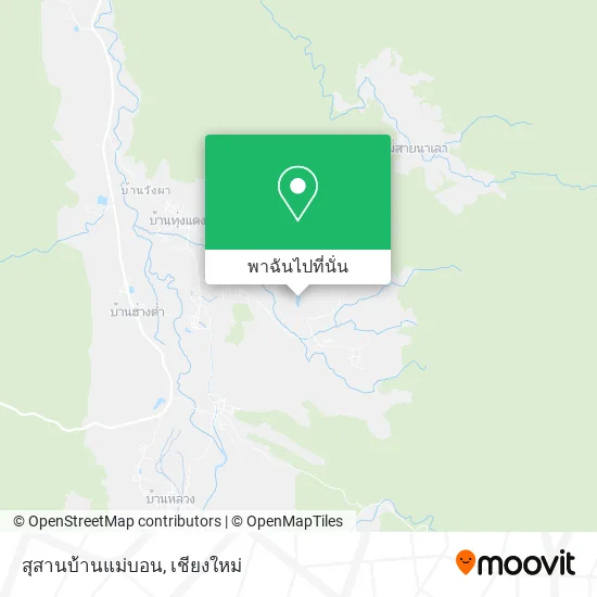 สุสานบ้านแม่บอน แผนที่