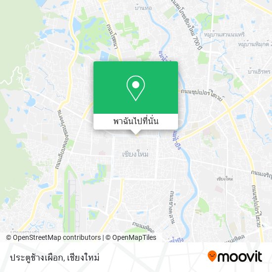 ประตูช้างเผือก แผนที่