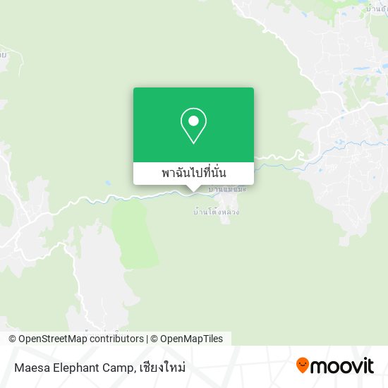Maesa Elephant Camp แผนที่