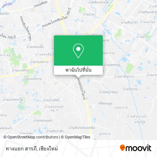 ทางแยก สารภี แผนที่