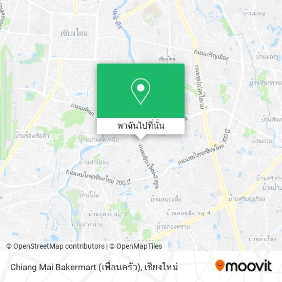 Chiang Mai Bakermart (เพื่อนครัว) แผนที่
