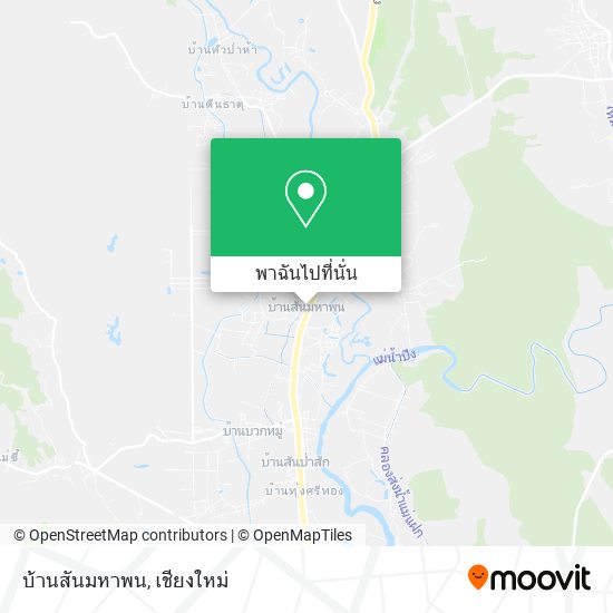 บ้านสันมหาพน แผนที่