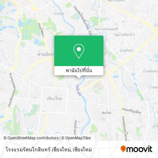 โรงแรมรัตนโกสินทร์ เชียงใหม่ แผนที่