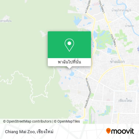 Chiang Mai Zoo แผนที่