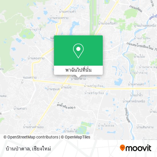 บ้านป่าตาล แผนที่