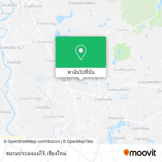 ชมรมประมงแม่โจ้ แผนที่