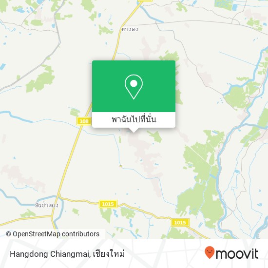 Hangdong Chiangmai แผนที่