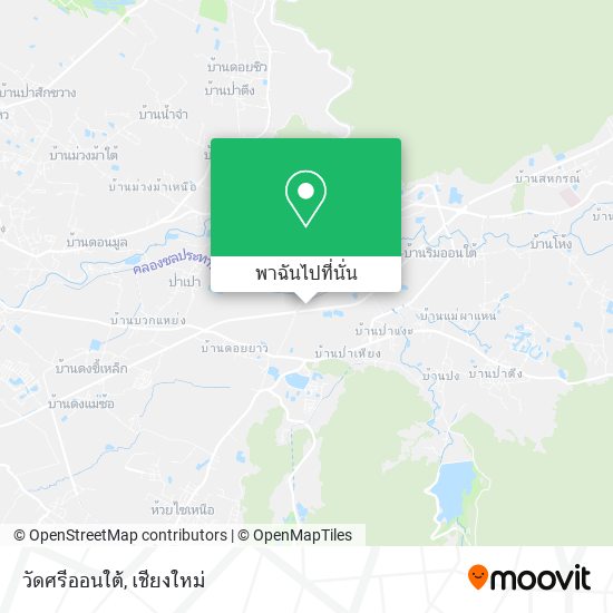 วัดศรีออนใต้ แผนที่