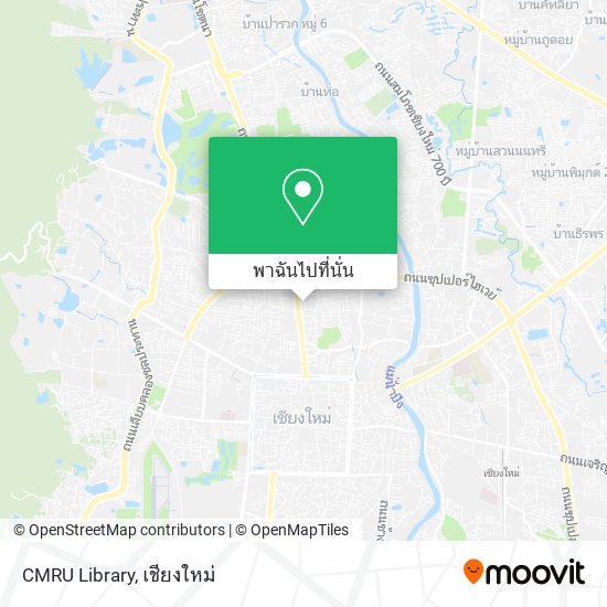 CMRU Library แผนที่