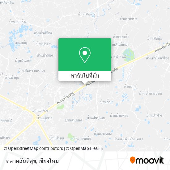 ตลาดสันติสุข แผนที่