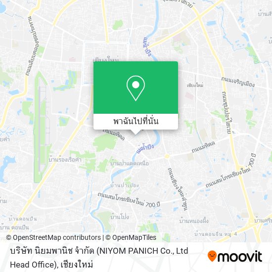 บริษัท นิยมพานิช จำกัด (NIYOM PANICH Co., Ltd Head Office) แผนที่