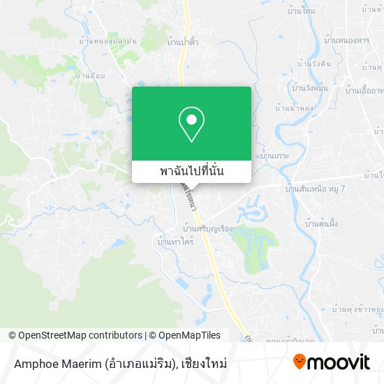 Amphoe Maerim (อำเภอแม่ริม) แผนที่