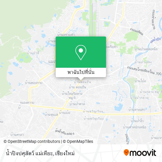 น้ำปิงปศุสัตว์ แม่เหียะ แผนที่