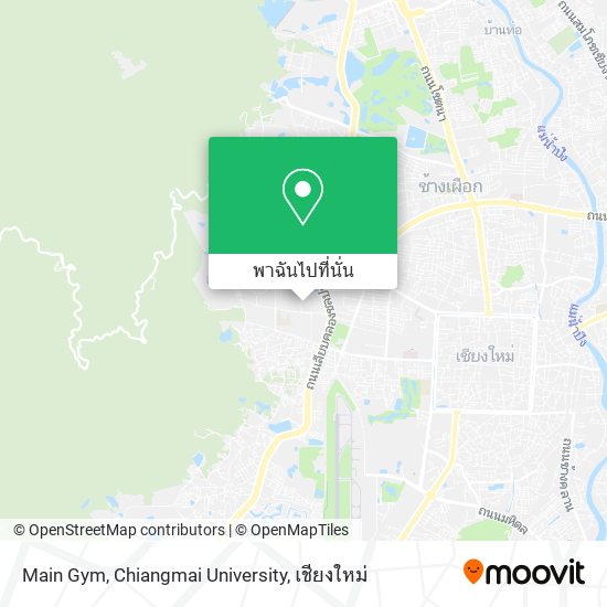 Main Gym, Chiangmai University แผนที่