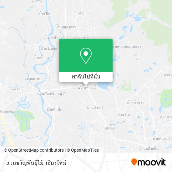 สวนขวัญพันธุ์ไม้ แผนที่