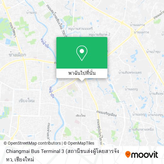 Chiangmai Bus Terminal 3 แผนที่