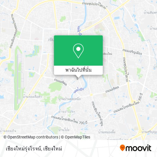 เชียงใหม่รุ่งโรจน์ แผนที่